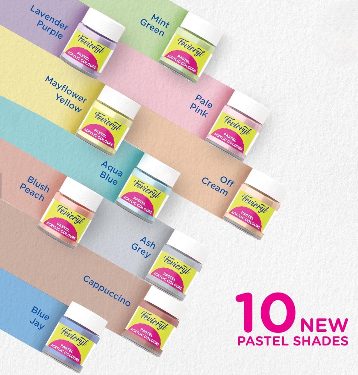 Pastel Acrylic Paint Set
