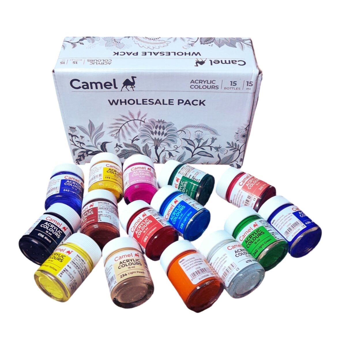 Camel Acrylic Colours Pack of 15