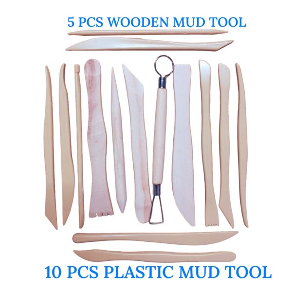 wooden mud tool
