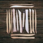 Premium 15 Pcs Wooden & Plastic Mud Tool Set – Perfect for Pottery, Clay Modelling & Sculpture Crafting